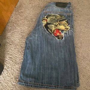 Ed Hardy Jean Shorts